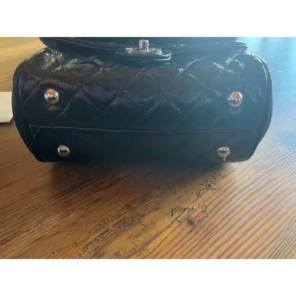 Chanel Classic Quilted Patent Flap Bag in Black - New In Box, Authentic - Picture 3 of 10